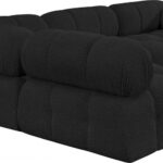 Ames 102" Boucle Fabric Upholstered 4pc. Modular Sectional