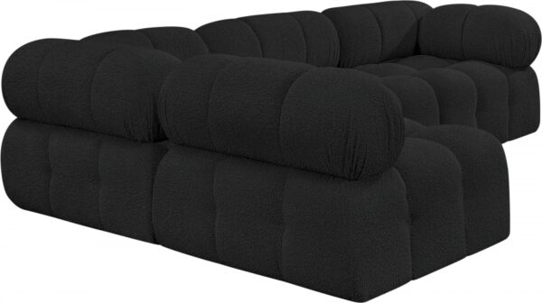 Ames 102" Boucle Fabric Upholstered 4pc. Modular Sectional