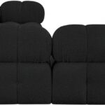 Ames 102" Boucle Fabric Upholstered 4pc. Modular Sectional