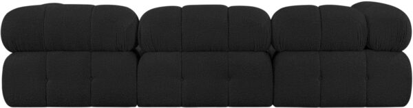 Ames 102" Boucle Fabric Upholstered 4pc. Modular Sectional