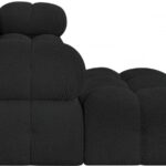 Ames 102" Boucle Fabric Upholstered 4pc. Modular Sectional