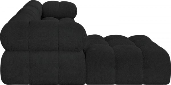 Ames 102" Boucle Fabric Upholstered 4pc. Modular Sectional