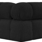 Ames 102" Boucle Fabric Upholstered 5pc. Modular Sectional