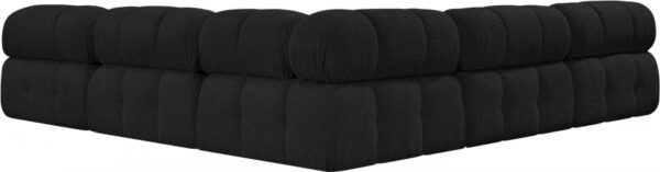 Ames 102" Boucle Fabric Upholstered 5pc. Modular Sectional