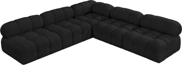 Ames 102" Boucle Fabric Upholstered 5pc. Modular Sectional