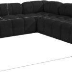 Ames 102" Boucle Fabric Upholstered 5pc. Modular Sectional