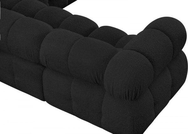 Ames 102" Boucle Fabric Upholstered 5pc. Modular Sectional