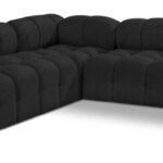 Ames 102" Boucle Fabric Upholstered 5pc. Modular Sectional