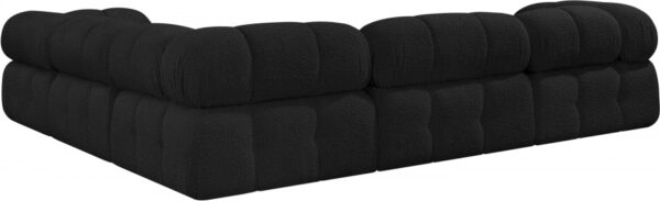 Ames 102" Boucle Fabric Upholstered 5pc. Modular Sectional