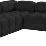 Ames 102" Boucle Fabric Upholstered 5pc. Modular Sectional