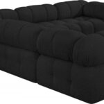 Ames 102" Boucle Fabric Upholstered 5pc. Modular Sectional