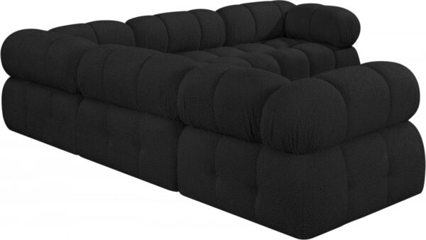 Ames 102" Boucle Fabric Upholstered 5pc. Modular Sectional
