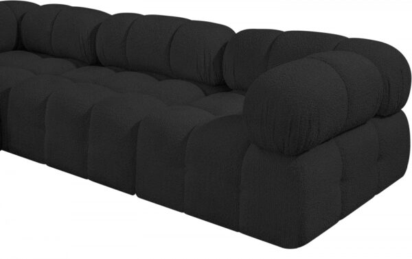 Ames 102" Boucle Fabric Upholstered 5pc. Modular Sectional