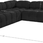Ames 102" Boucle Fabric Upholstered 5pc. Modular Sectional
