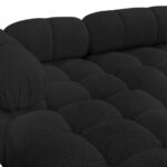 Ames 136" Boucle Fabric Upholstered 6pc. Modular Sectional