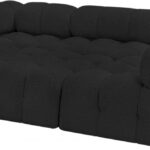 Ames 102" Boucle Fabric Upholstered 6pc. Modular Sectional