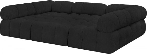 Ames 102" Boucle Fabric Upholstered 6pc. Modular Sectional