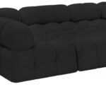Ames 102" Boucle Fabric Upholstered 6pc. Modular Sectional
