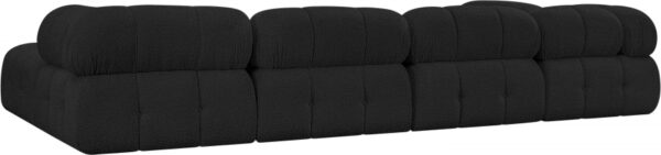 Ames 136" Boucle Fabric Upholstered 6pc. Modular Sectional