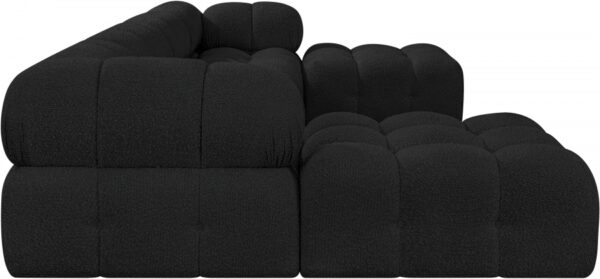 Ames 136" Boucle Fabric Upholstered 6pc. Modular Sectional