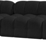 Ames 170" Boucle Fabric Upholstered 6pc. Modular Sectional