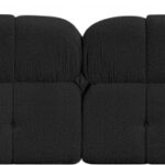 Ames 136" Boucle Fabric Upholstered 6pc. Modular Sectional