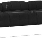 Ames 170" Boucle Fabric Upholstered 7pc. Modular Sectional