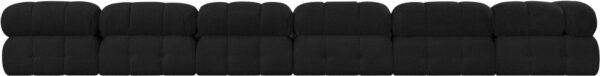 Ames 204" Boucle Fabric Upholstered 7pc. Modular Sectional