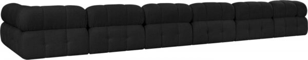 Ames 204" Boucle Fabric Upholstered 7pc. Modular Sectional
