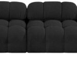 Ames 204" Boucle Fabric Upholstered 7pc. Modular Sectional