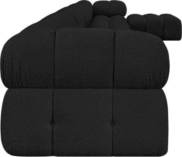 Ames 204" Boucle Fabric Upholstered 7pc. Modular Sectional
