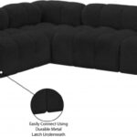 Ames 136" Boucle Fabric Upholstered 7pc. Modular Sectional