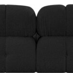 Ames 136" Boucle Fabric Upholstered 8pc. Modular Sectional