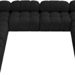 Ames 136" Boucle Fabric Upholstered 8pc. Modular Sectional
