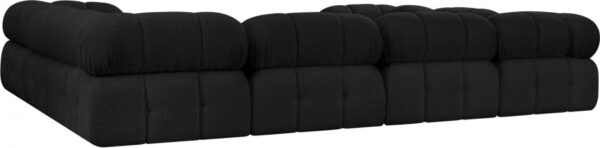 Ames 136" Boucle Fabric Upholstered 8pc. Modular Sectional