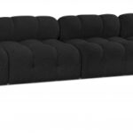 Ames 204" Boucle Fabric Upholstered 8pc. Modular Sectional