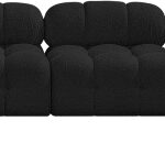 Ames 204" Boucle Fabric Upholstered 8pc. Modular Sectional