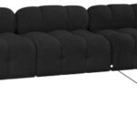 Ames 204" Boucle Fabric Upholstered 8pc. Modular Sectional
