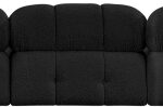 Ames 204" Boucle Fabric Upholstered 9pc. Modular Sectional