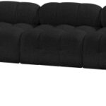 Ames 204" Boucle Fabric Upholstered 9pc. Modular Sectional