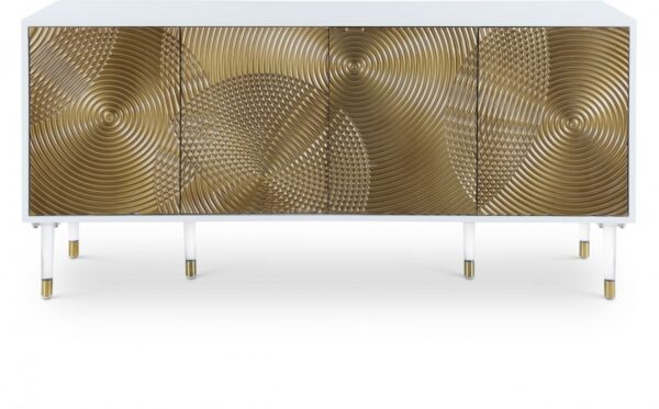 Bellissimo Lacquer Finish And Acrylic Sideboard / Buffet