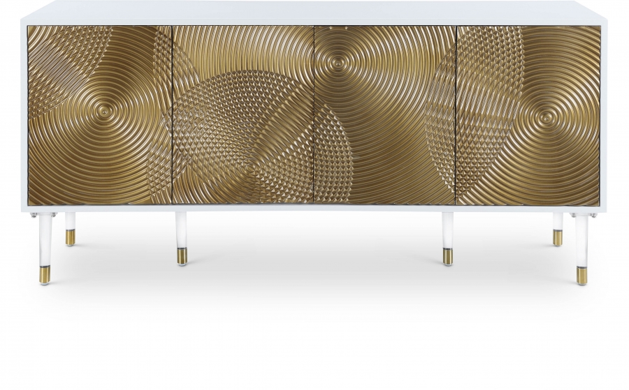 Bellissimo Lacquer Finish And Acrylic Sideboard / Buffet