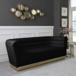 Bellini 89" Velvet Upholstered Sofa