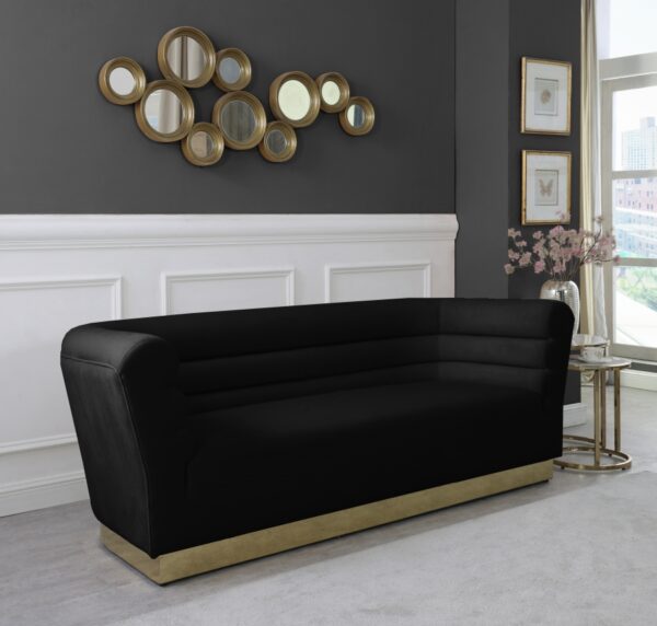Bellini 89" Velvet Upholstered Sofa
