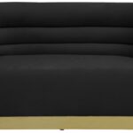 Bellini 67" Velvet Upholstered Loveseat