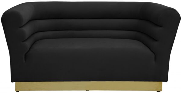 Bellini 67" Velvet Upholstered Loveseat