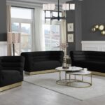 Bellini 67" Velvet Upholstered Loveseat