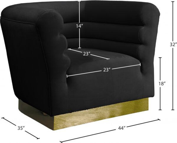 Bellini Velvet Upholstered Chair
