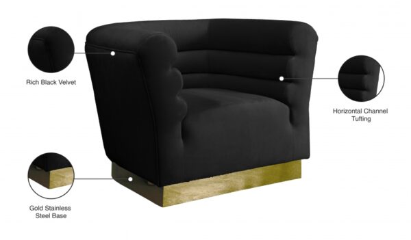 Bellini Velvet Upholstered Chair