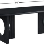 Rivas 94" Wood And Veneer Dining Table